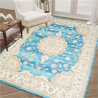 Poboton Area Rug 4x6 Rug for Bedroom Living Room R