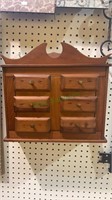 Old 6 drawer cedar kitchen cabinet, looks like a