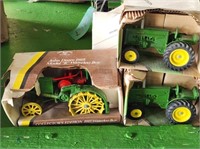 2 - JD M and Waterloo Boy Tractors