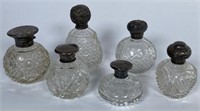 COLLECTION OF 19TH C. VANITY JARS