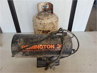 Remington 30  propane heater and tank
