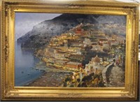 "Positano" signed original artwork Oil/Acrylic on
