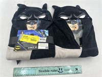 NEW Lot of 2- Batman Hooded Towel