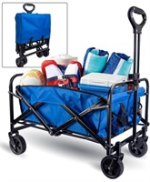 Collapsible Folding Wagon Cart Heavy Duty Outdoor