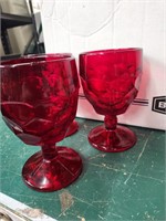 Ruby Red Stemware 3