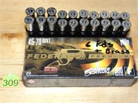 45-70 Govt. 300gr Federal Rnds 6ct w/ Fired Brass
