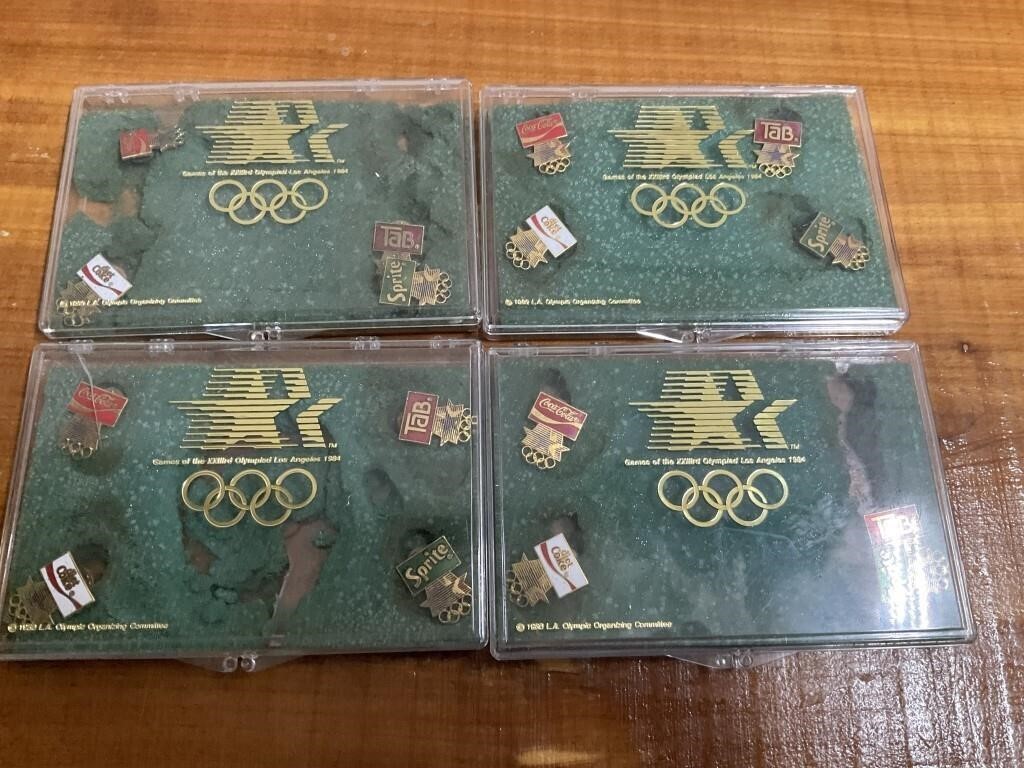 SELECTION OF 1984 XXIIIRD OLYMPIC COLLECTOR PINS