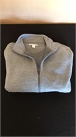 AMZ Medium gray zip up jacket with pockets