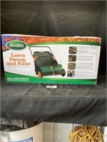 Lawn Sweep and Rack