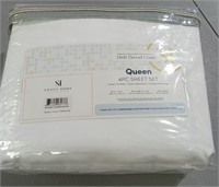 4pc Queen Sheet Set - White