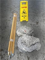 Mop Heads / Wet Floor Sign / Mop Sticks