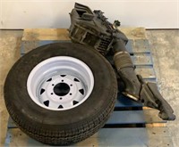 Trailer Wheel & F-350 Air Intake