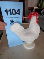 Westmoreland milkglass rooster