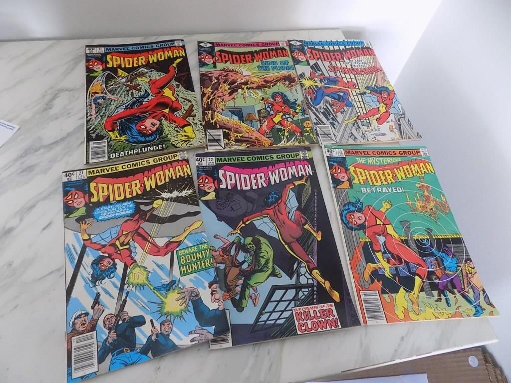 8 Marvel Spiderwoman #17,18,20,21,22,23