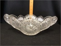 Oval Crystal Bowl The Byrdes by Hofbauer