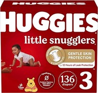 Huggies Little Snugglers Baby Diapers, Size 3 -