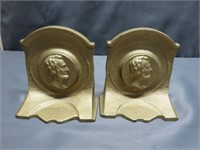 Heavy Metal President Lincoln Bust Book Ends