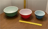 Pyrex Primary colors Nesting Bowls 3