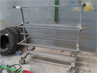 Mobile 3 Tier Electrical Cable Stock Rack