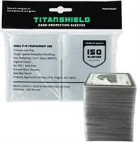 NEW - TitanShield (150 Sleeves / Clear) Standard