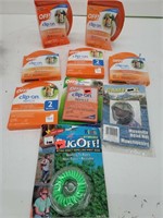 9 Mosquito Repellant Clip, refills, band, and net