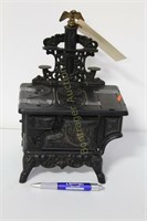 GREYCRAFT CAST IRON STOVE AND UTENSILS