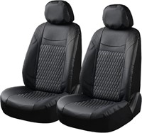 Coverado Car Seat Covers Front, Black