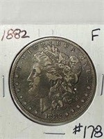 1882 Morgan Dollar - F