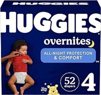 SEALED-Huggies Overnites Nighttime Baby Diapers, S