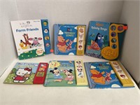 6 ct. - Vintage Musical Kids Books (Nemo, Pooh, &