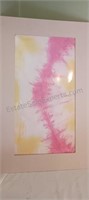 Matted Tie Dye Art 27x18