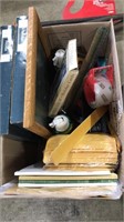 BOX OF OFFICE SUPPLIES