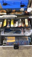 TACKLE BOX W/CRAFTING SUPPLIES