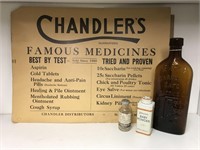 Warners safe remedies bottle Chandler’s medical