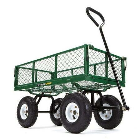 Gorilla Carts GOR400 400-lb. Steel Mesh Cart