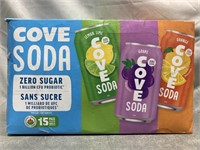 Cove Soda 15 Pack (Missing 3, BB 2024/AUG/18)