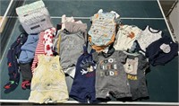 0-3 month onesies and size 1 diapers