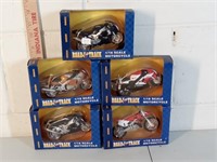 5 Road & Track diecast motorcycles