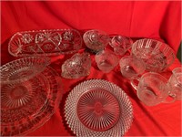 Vintage Lead Crystal & Clear Glass