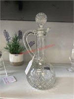 Crystal wine decanter vintage