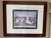 Signed Port Townsend Art Framed