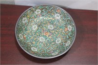 A Pewter Porcelain Plate or Bowl