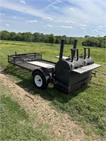 BBQ pit Trailer