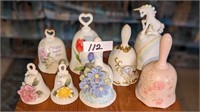 Flowered & Hand Painted Bells
