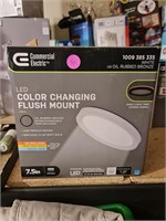 Color chaning flush mount
