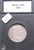 1901 BARBER QUARTER XF