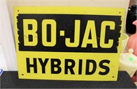 Vintage metal Bo-Jac adv sign