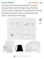 Jewelry Storage Book