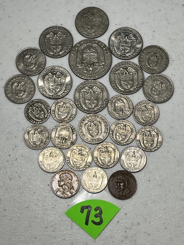 Assorted Panama Coins