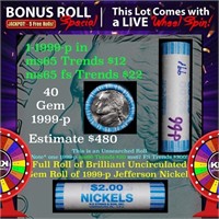 1-5 FREE BU Nickel rolls with win of this 1999-p S